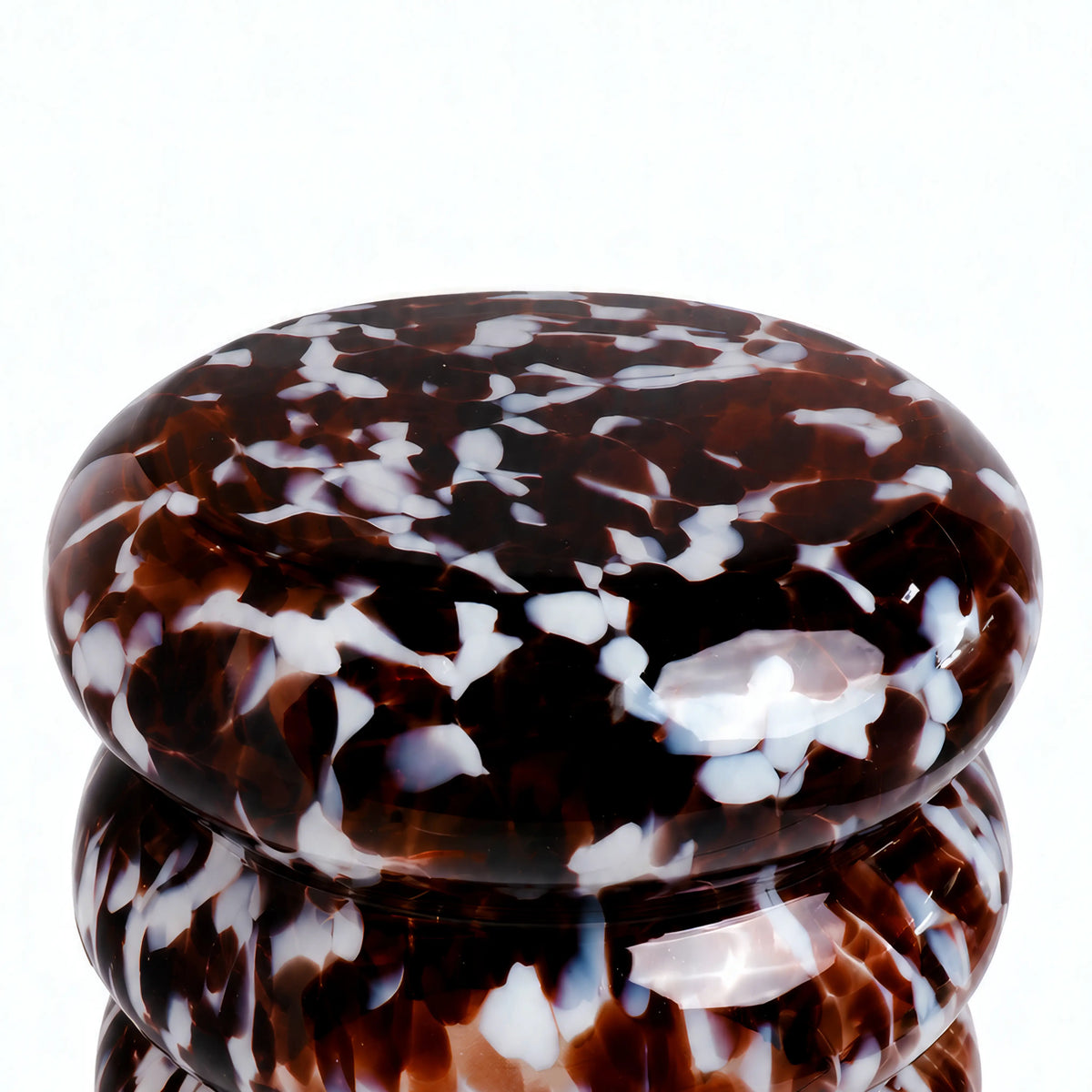 LIORO - Glass Side Table - 40 cm