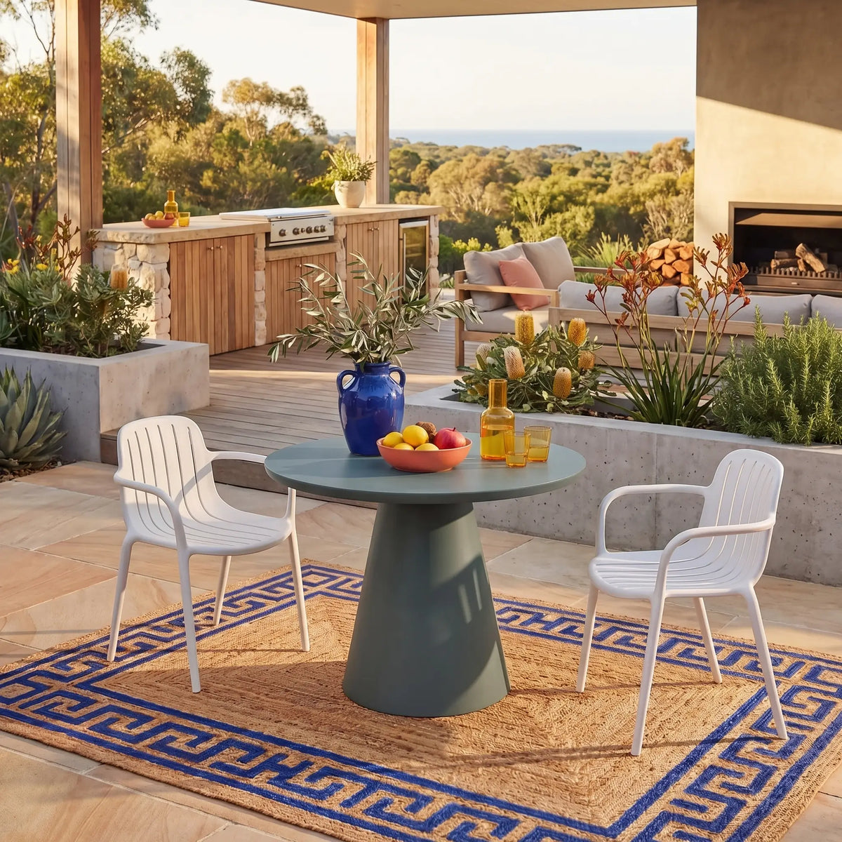 MILETO - Fibre Cement Outdoor Dining Table