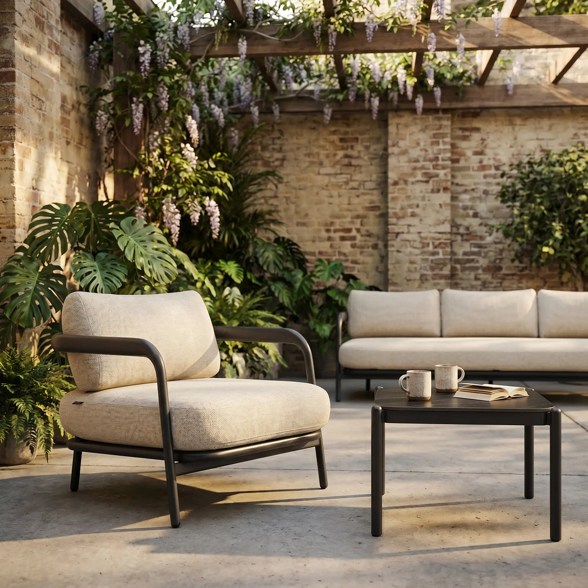 NAZARE - Aluminium Outdoor Armchair