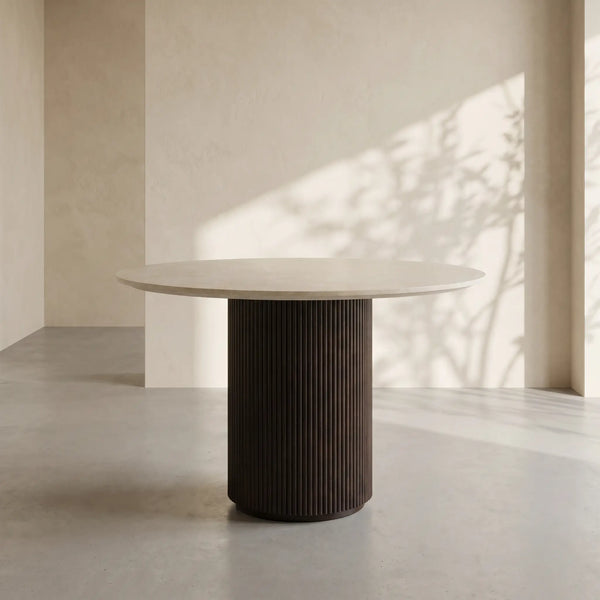 NESSO - Marble & Mango Dining Table