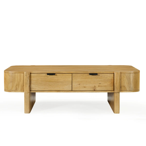 NIZZA - Mango 2 Drawer Coffee Table