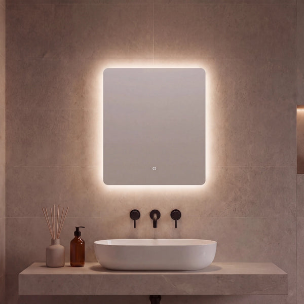 NOAM - LED Bathroom Mirror - Touch - 60 x 70 cm
