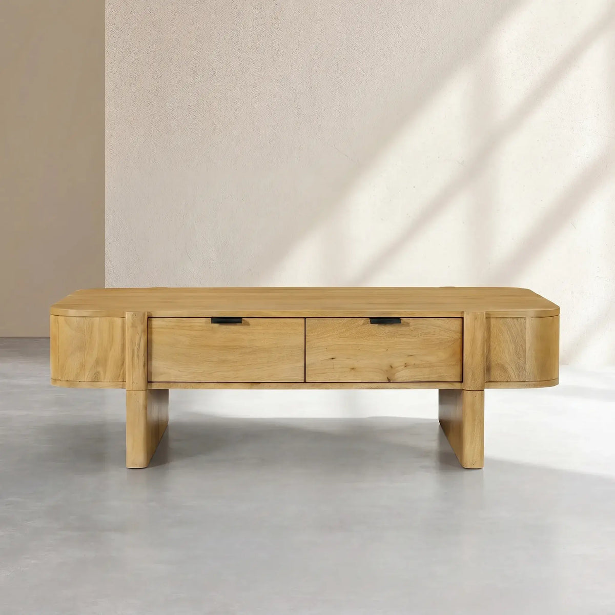 NIZZA - Mango 2 Drawer Coffee Table