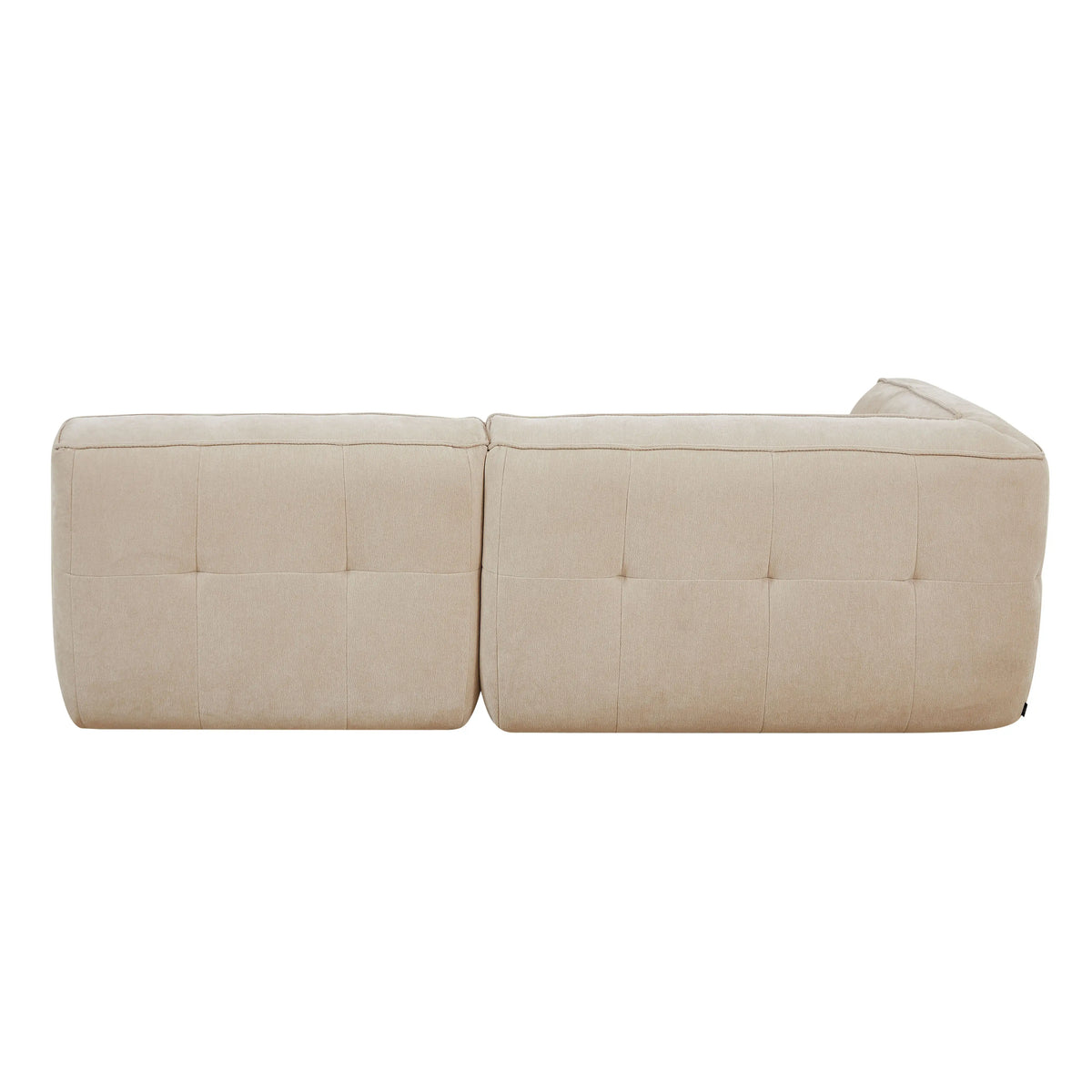 ORIETO - Fabric 3 Seater Right Corner Sofa