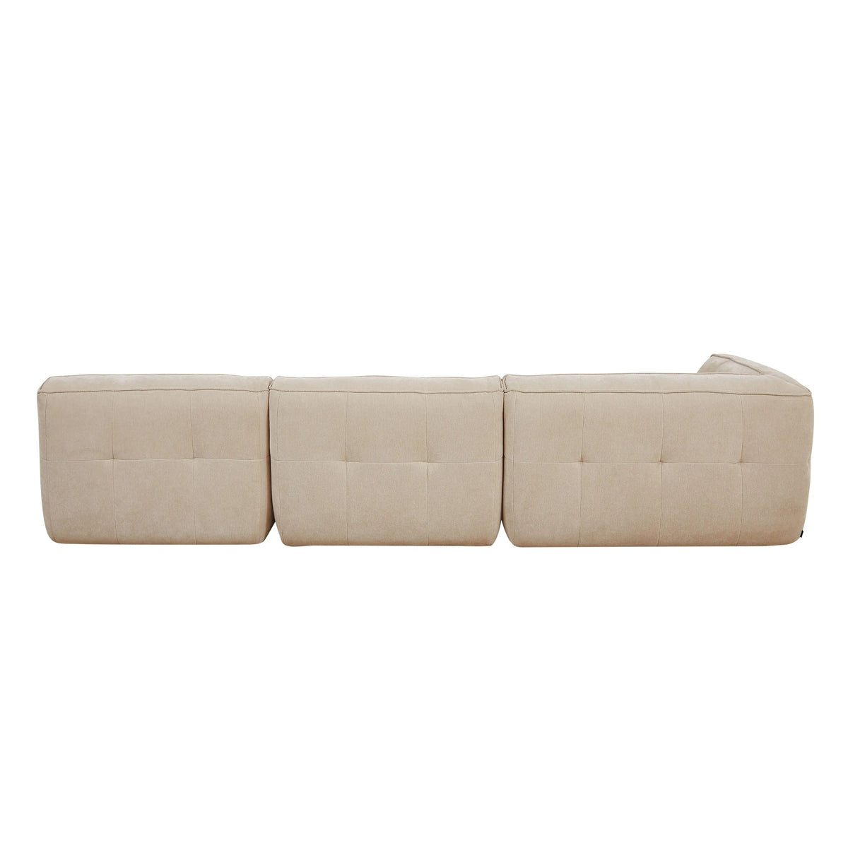 ORIETO - Fabric 4 Seater Right Corner Sofa