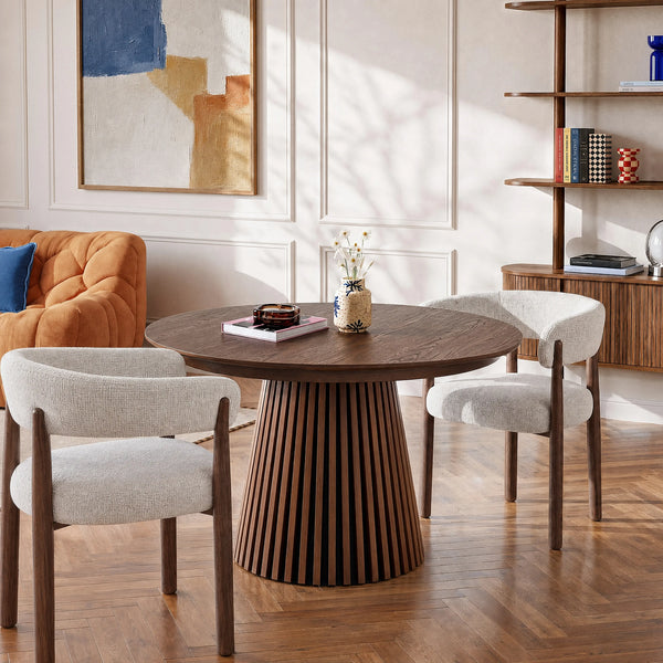 ORINO - Oak Extendable Dining Table - Seats 4,6 or 8