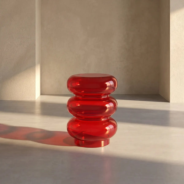 ORLANE - Glass Side Table - 30 cm