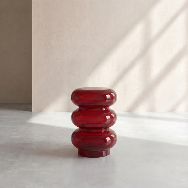 ORLANE - Glass Side Table - 30 cm