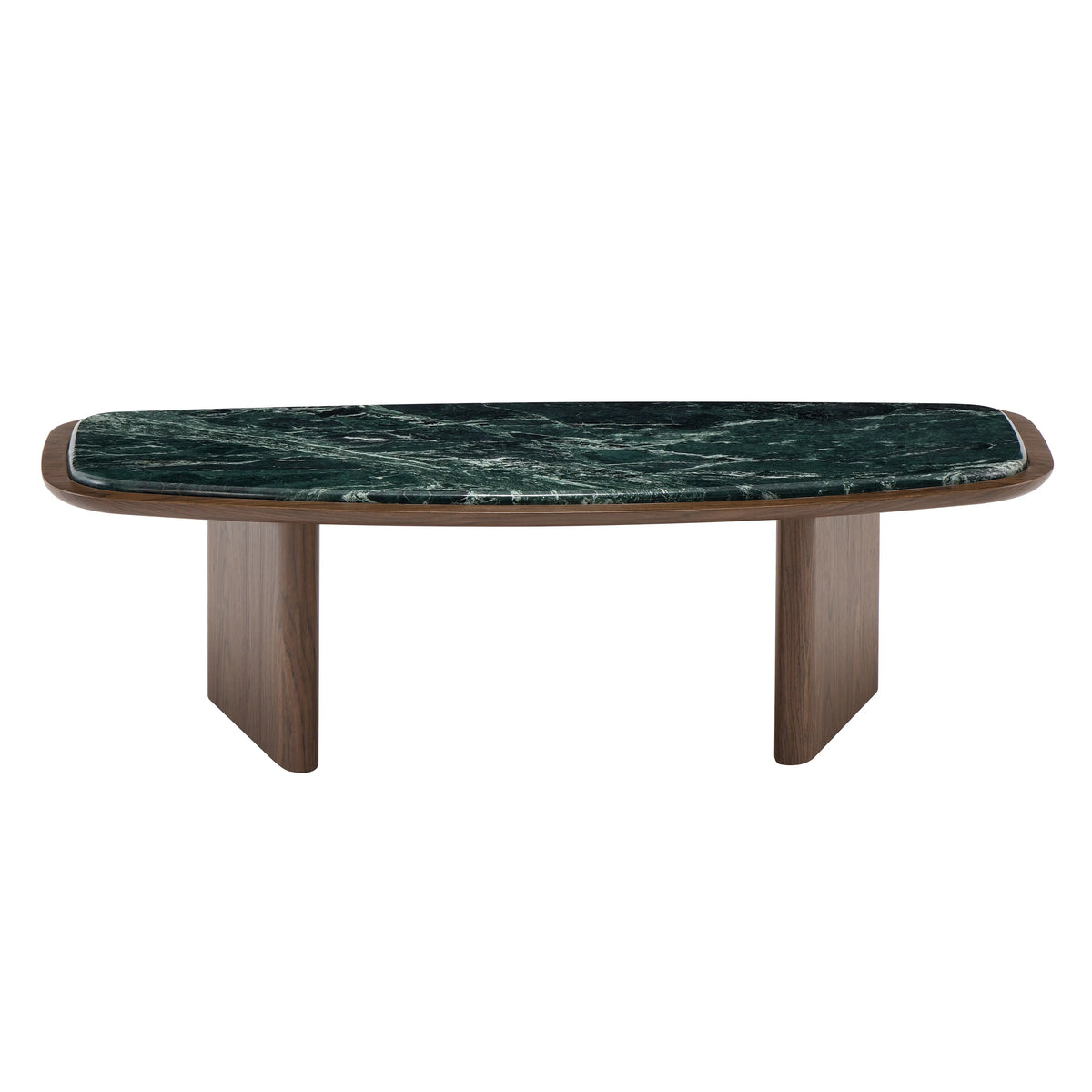 ORMEA - Marble & Walnut Rectangle Coffee Table