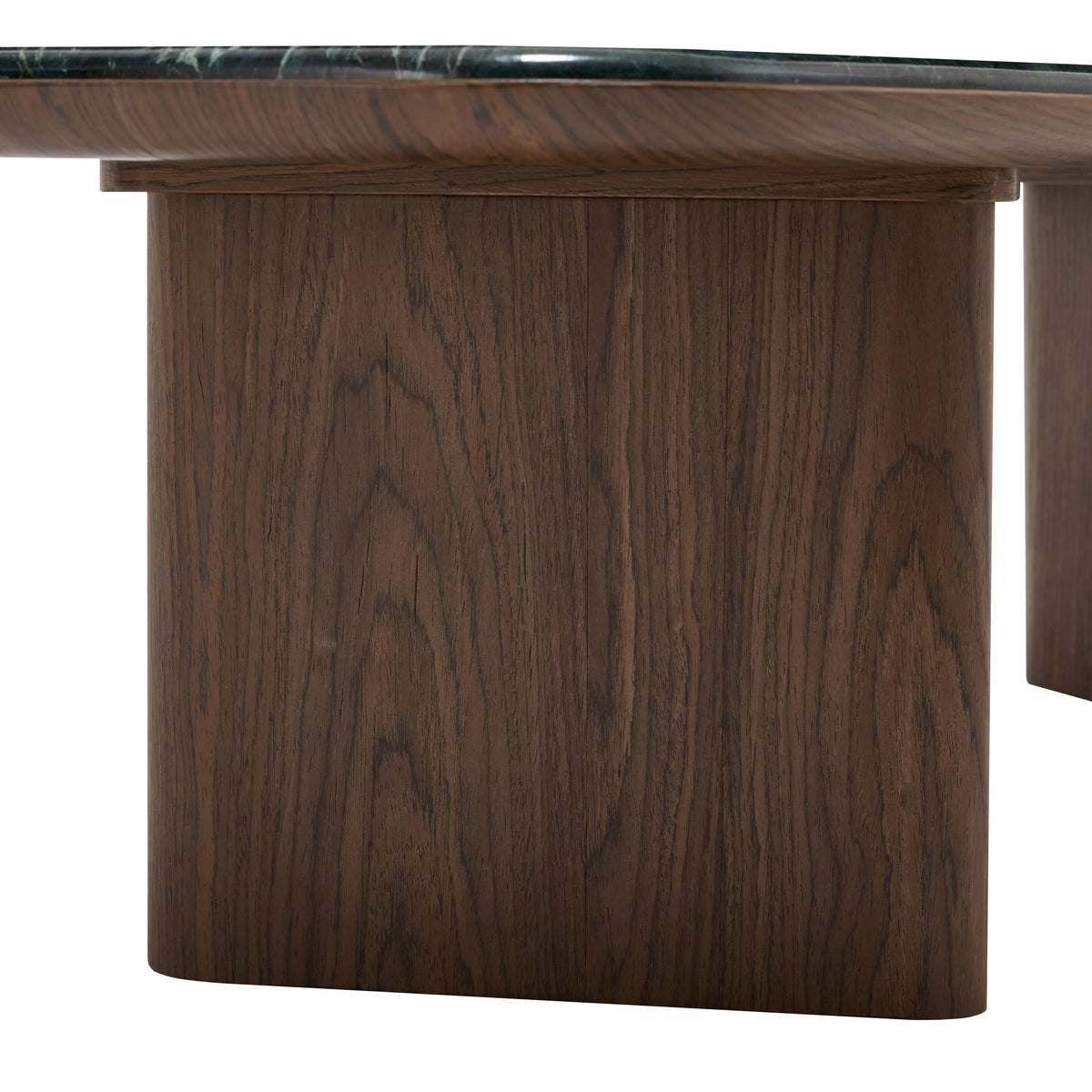 ORMEA - Marble & Walnut Rectangle Coffee Table