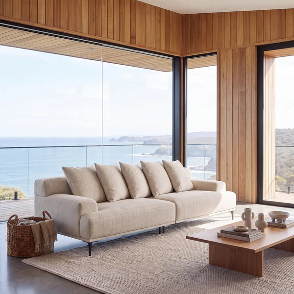 OTTONE II - Feathered Filled 3 Seater Sofa