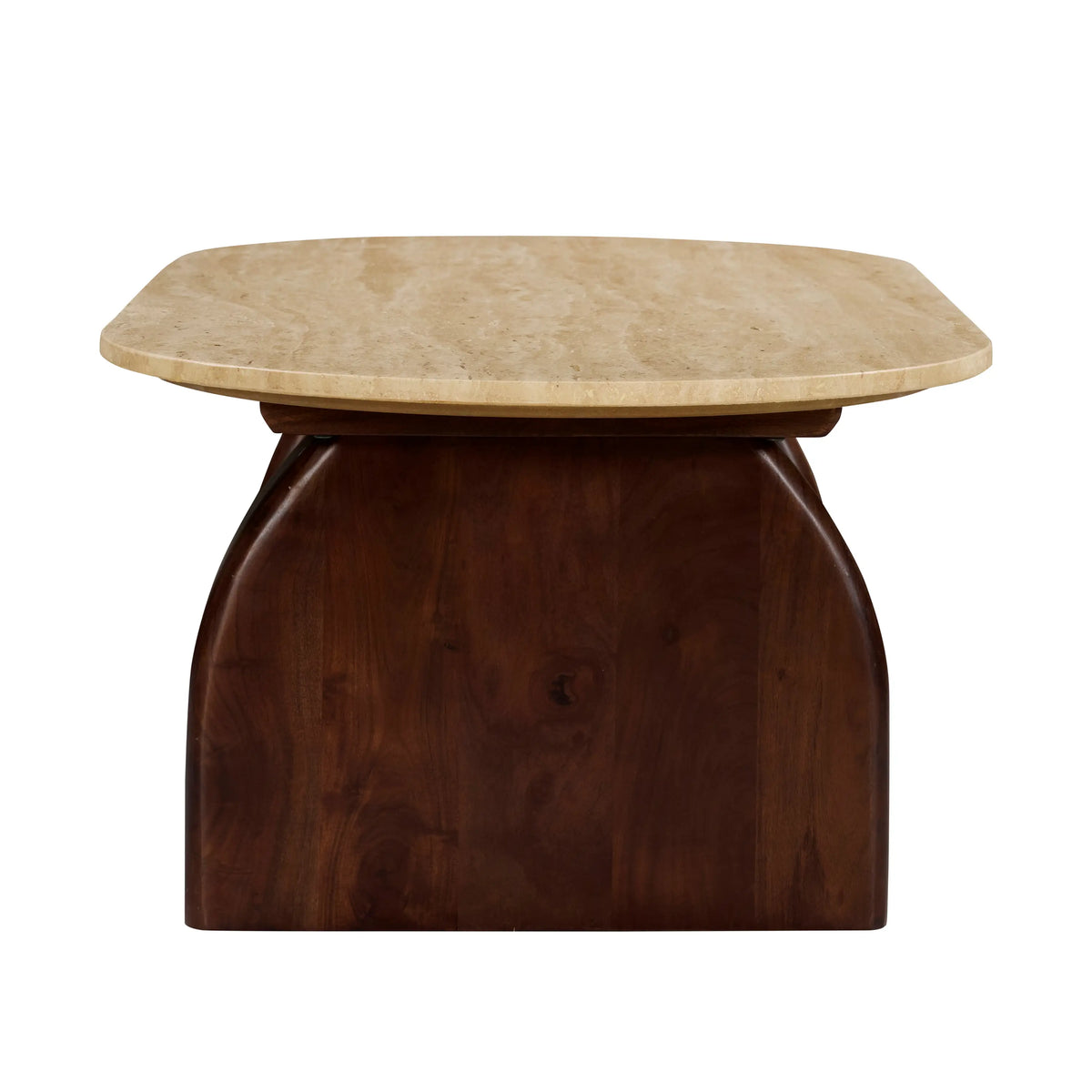 PIETRA - Travertine Oval Coffee Table