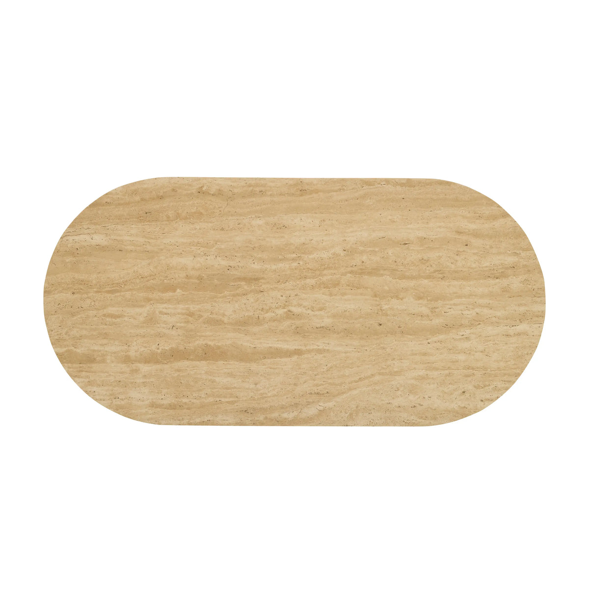 PIETRA - Travertine Oval Coffee Table