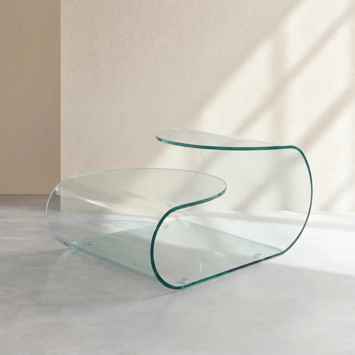 SOLGINA - Glass Coffee Table