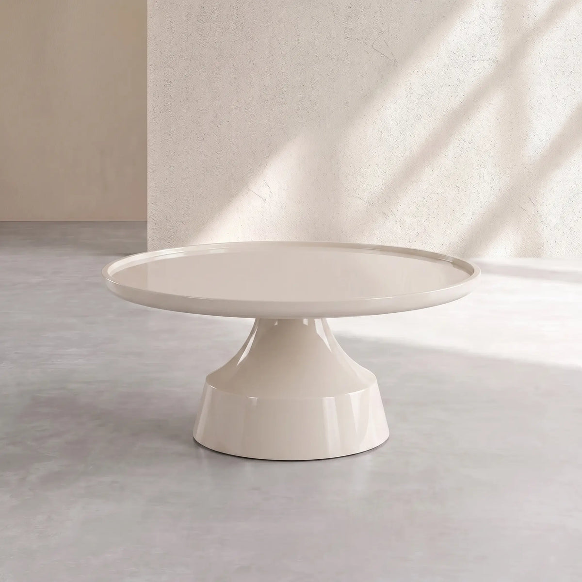 TARINO - Lacquered Round Coffee Table