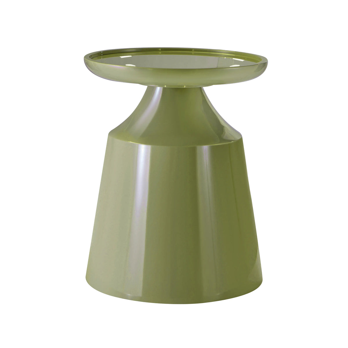 TARINO - Lacquered Round Side Table