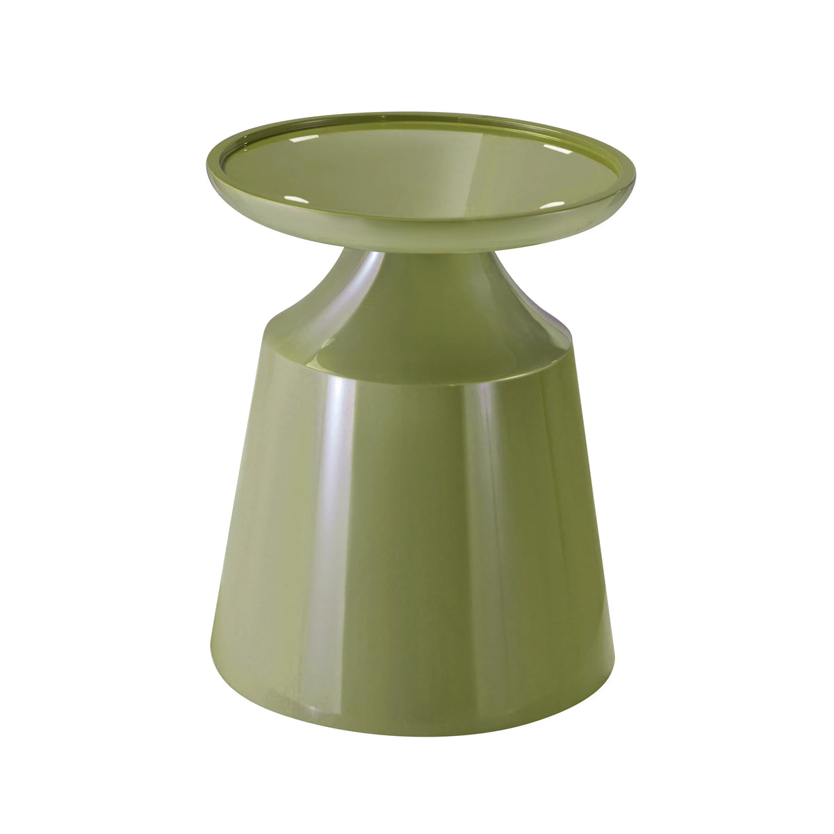 TARINO - Lacquered Round Side Table