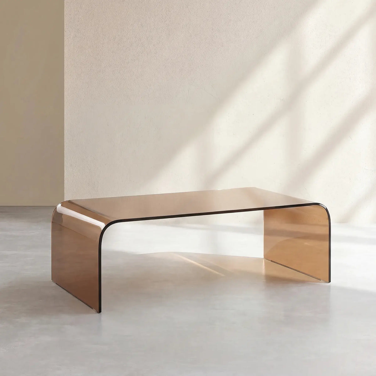 TASILAK - Rectangular Glass Coffee Table