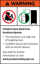 Toppling Label