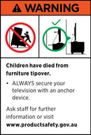 Toppling Label