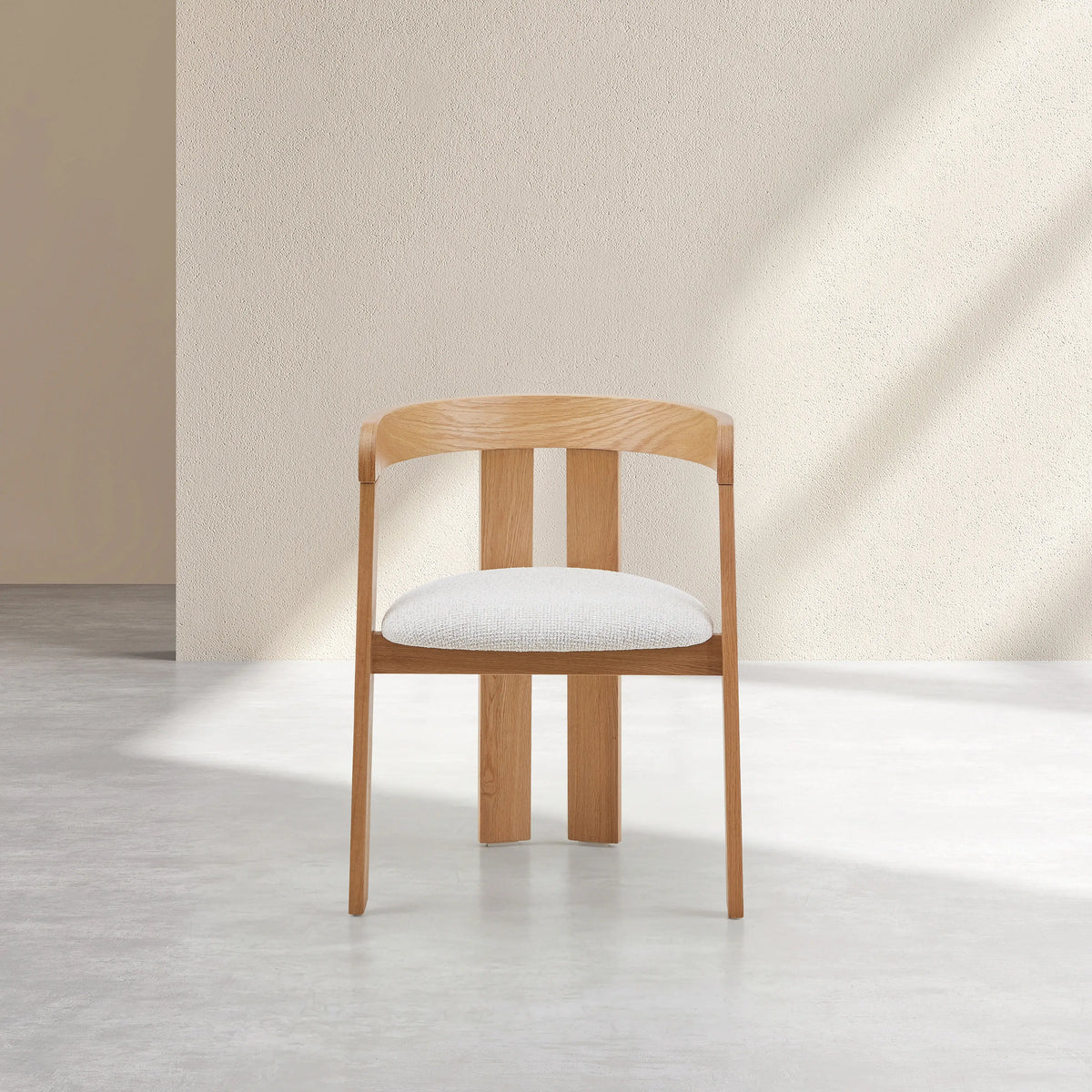WILLIAM - Set of 2 Oak Dining Chairs
