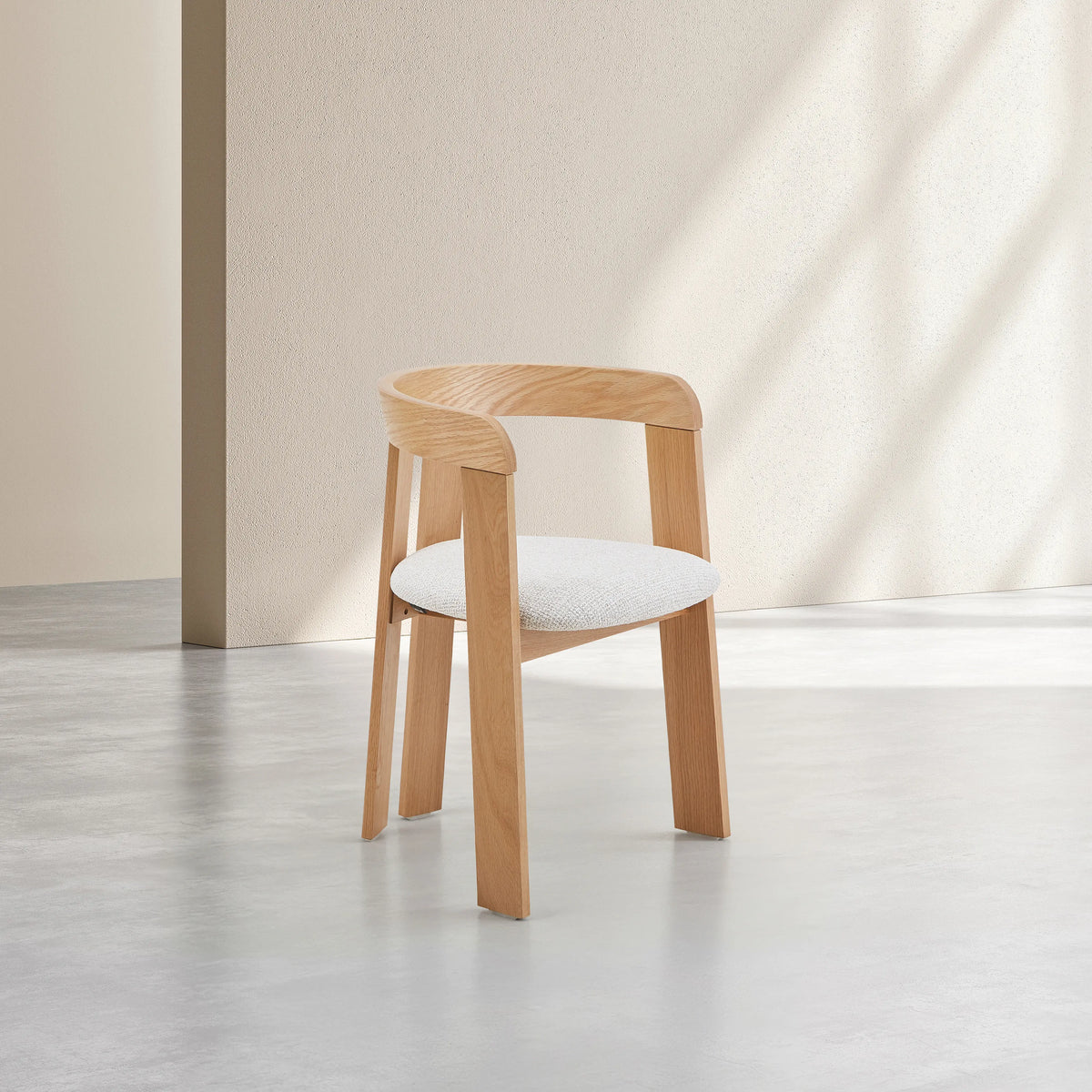 WILLIAM - Set of 2 Oak Dining Chairs