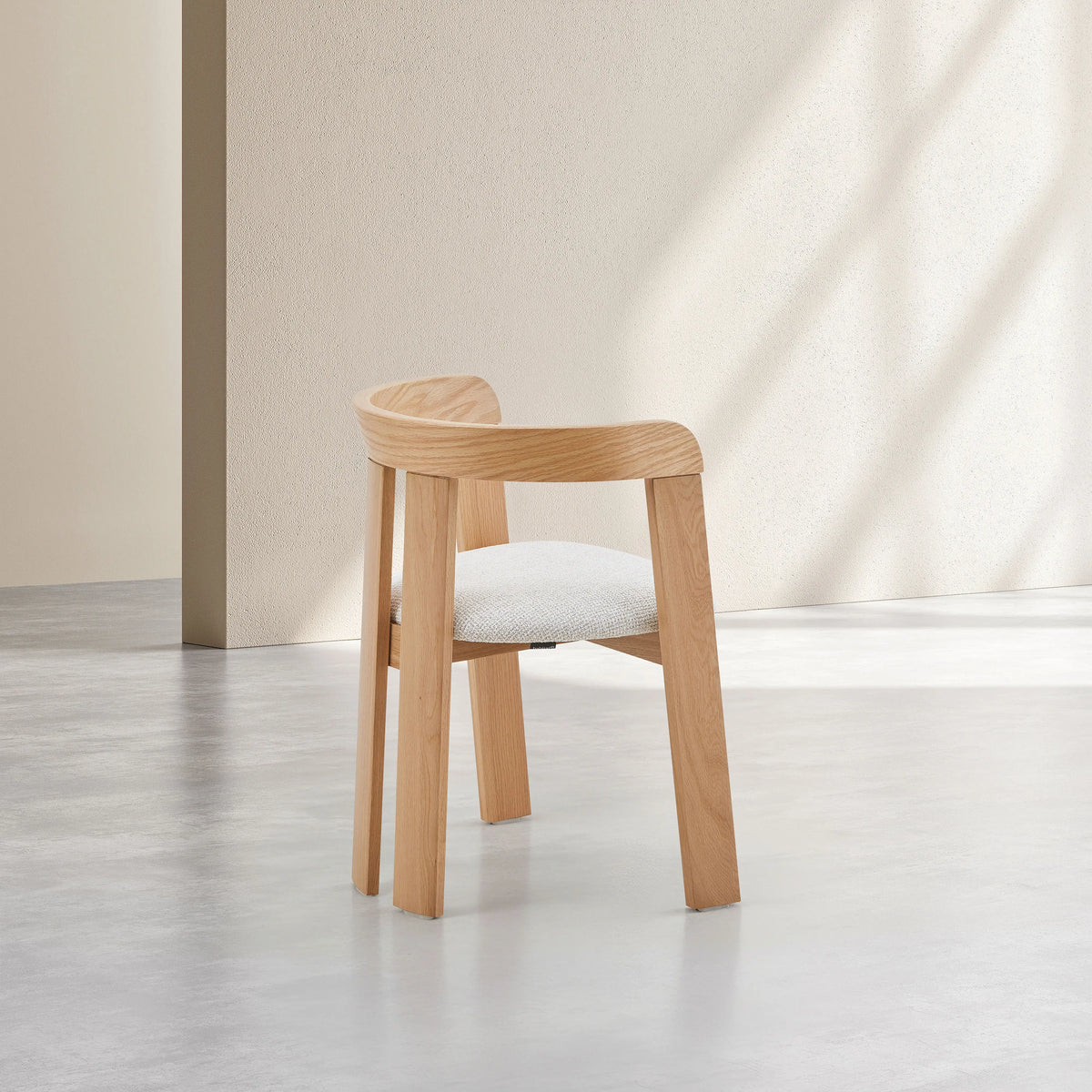 WILLIAM - Set of 2 Oak Dining Chairs