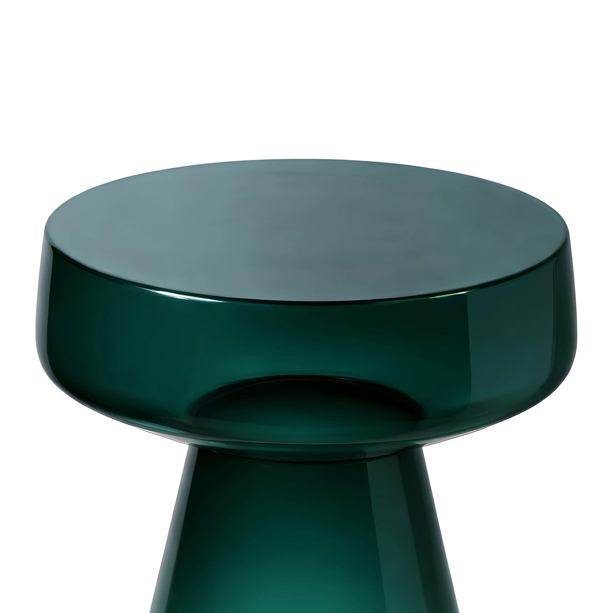 ZARIA - Glass Side Table - 39 cm