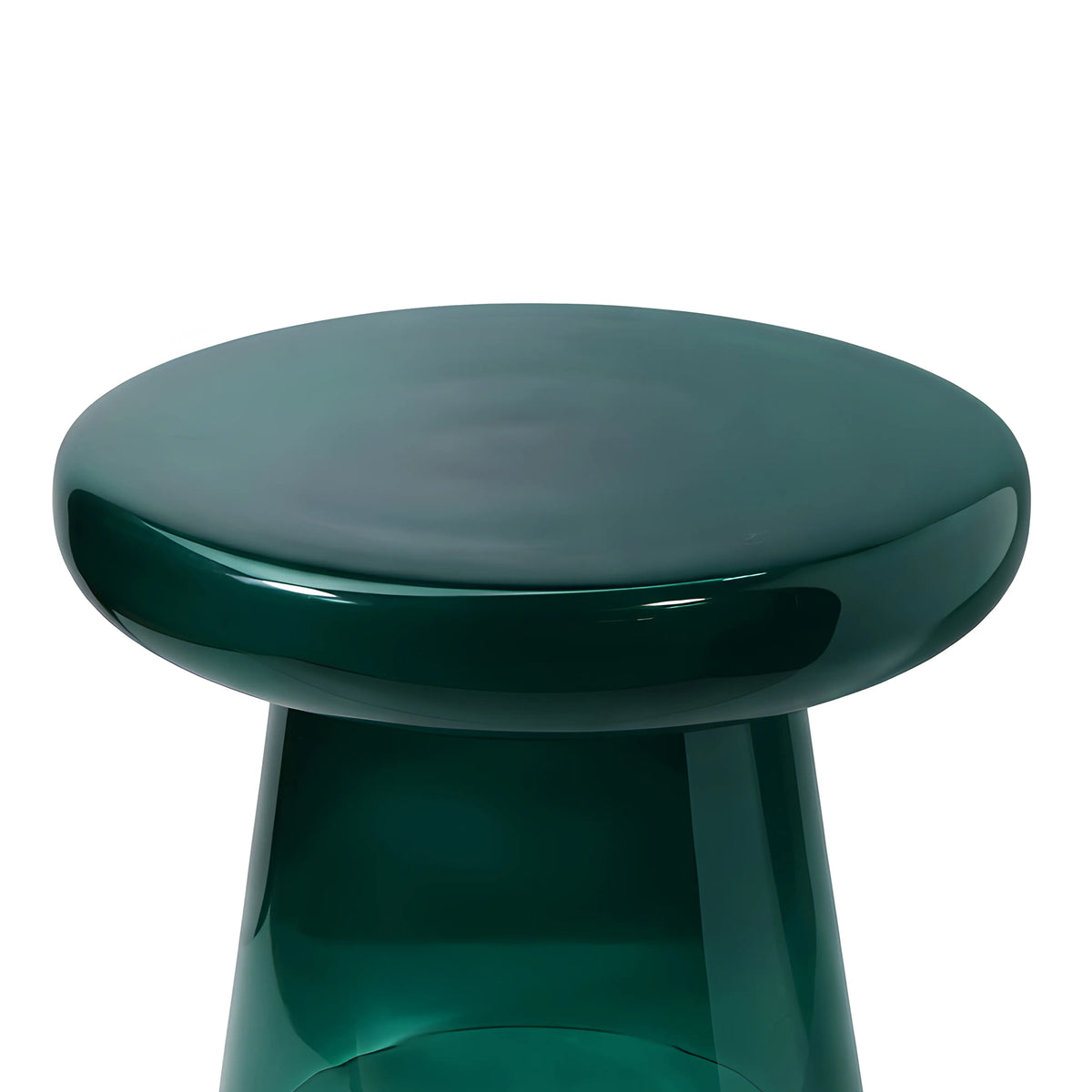 ZARIA - Glass Side Table - 40.5 cm
