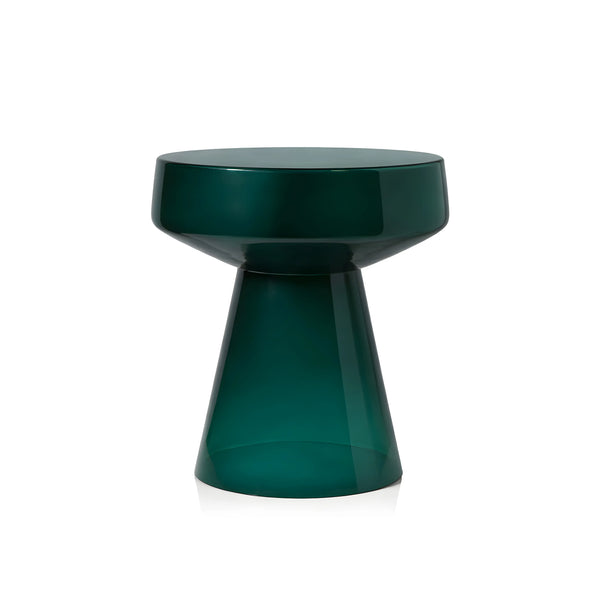 ZARIA - Glass Side Table - 39 cm
