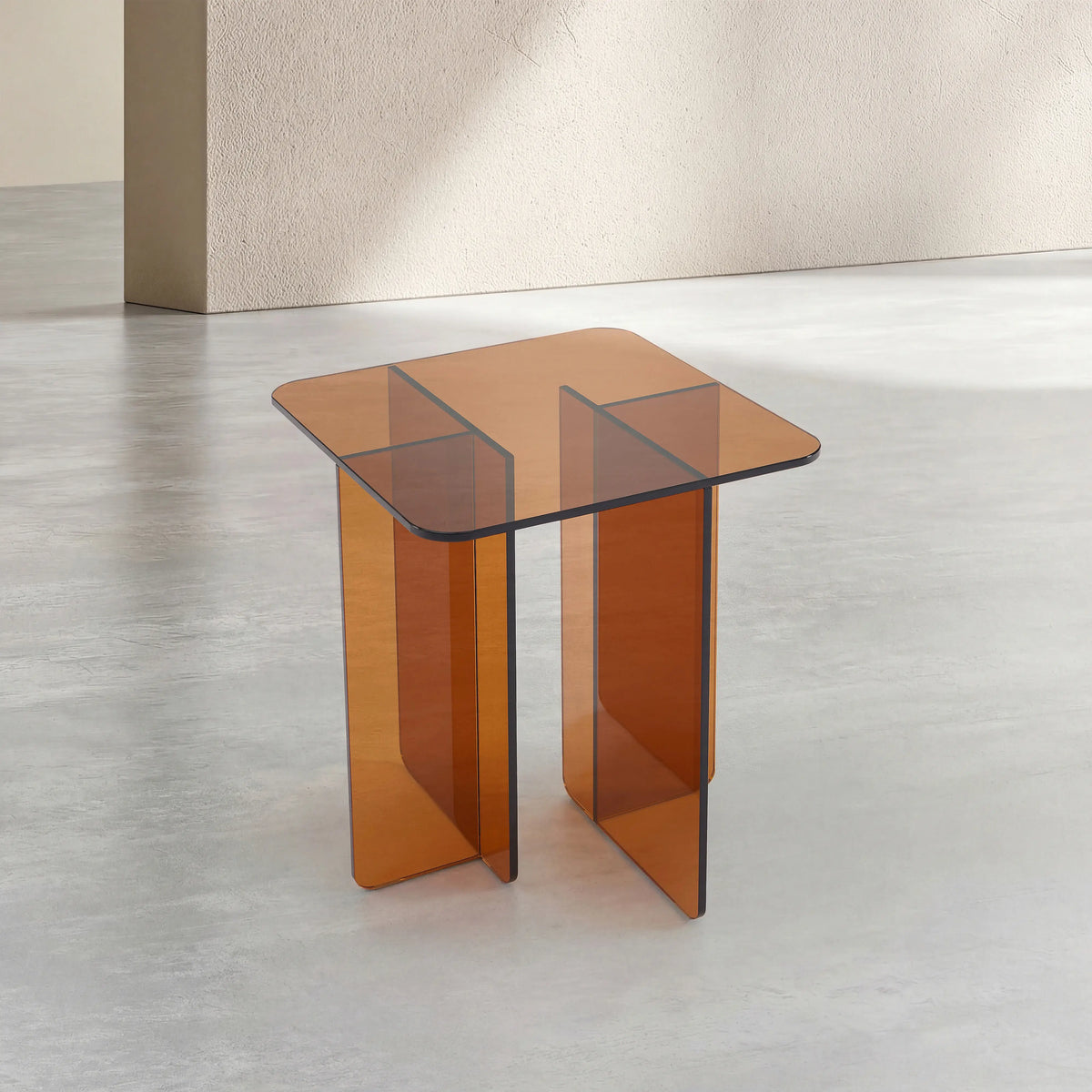 ZELIE - Glass Side Table
