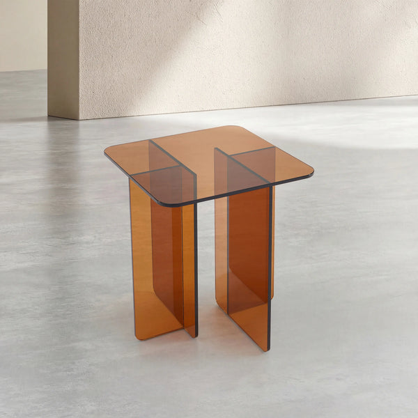 ZELIE - Glass Side Table