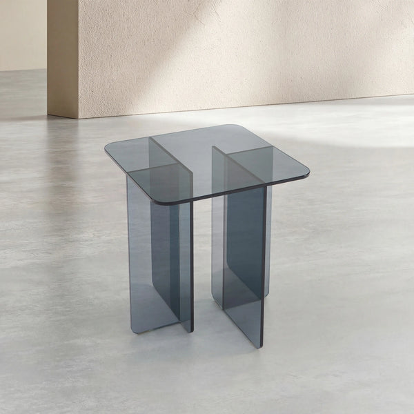 ZELIE - Glass Side Table