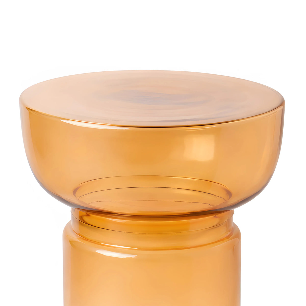 ZELION - Glass Side Table - 36 cm