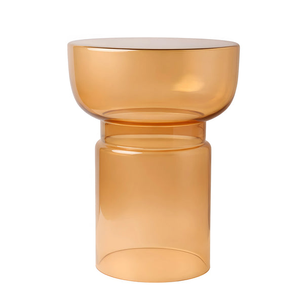 ZELION - Glass Side Table - 36 cm