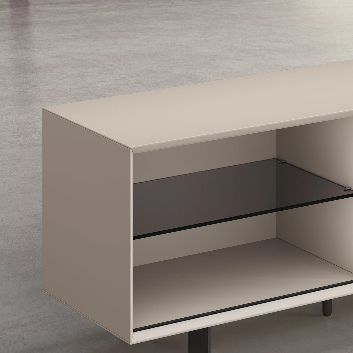 AGNES - Entertainment Unit with Metal Legs