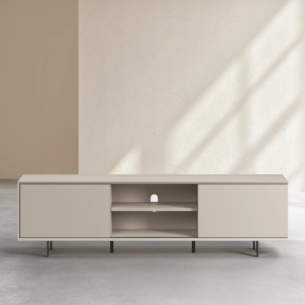AGNES - Entertainment Unit with Metal Legs