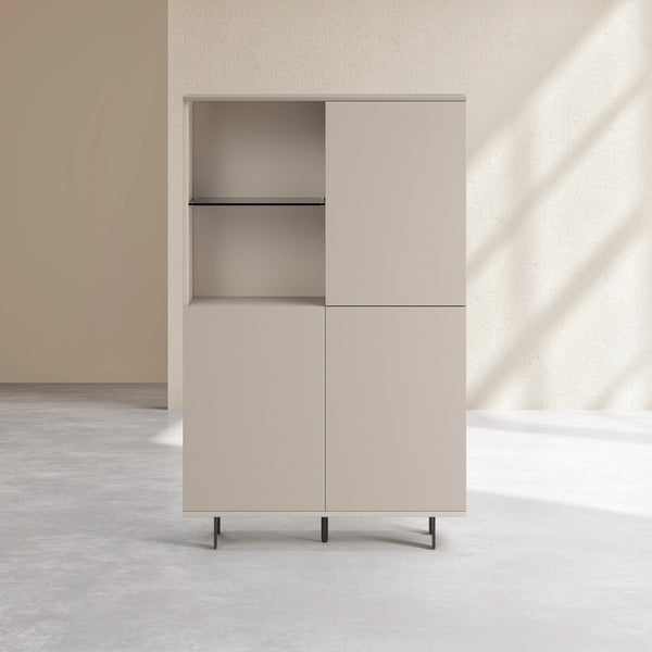 AGNES - 3 Door Buffet with Metal Legs