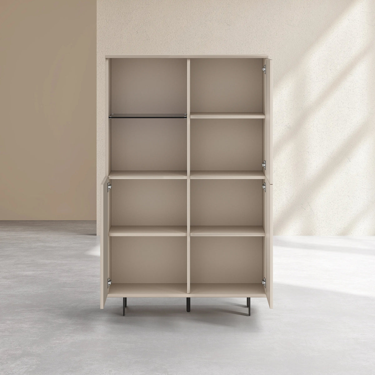AGNES - 3 Door Buffet with Metal Legs