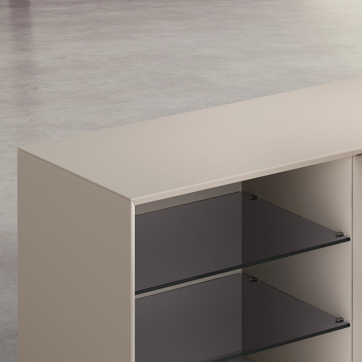 AGNES - 2 Door Buffet with Metal Legs