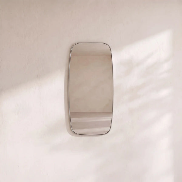ALTIRA - Chrome Rectangular Mirror - 50 x 120 cm
