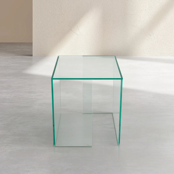 ALYSSA - Glass Side Table