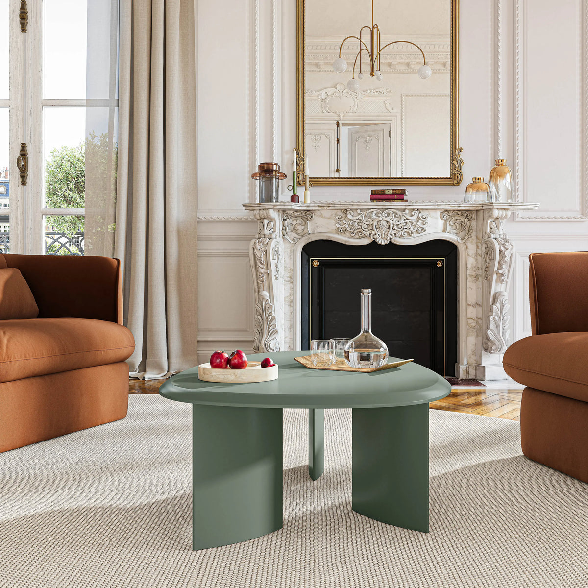 AMALIA - Matte Organic Coffee Table