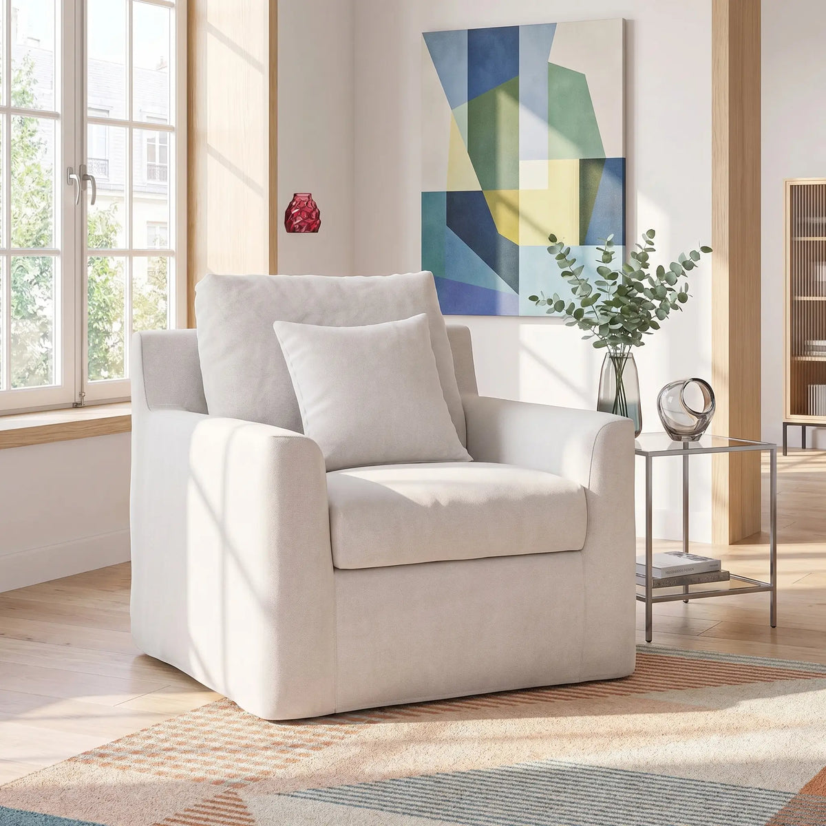 ANDRIA - Linen Armchair