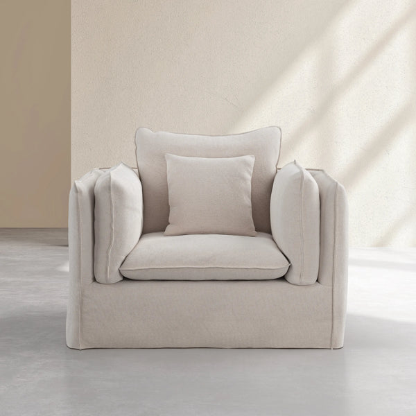 ANDRIA - Linen Armchair