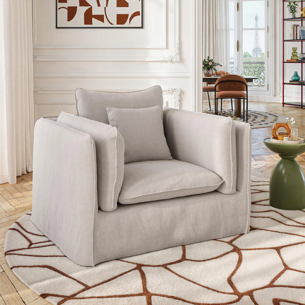 ANDRIA - Linen Armchair