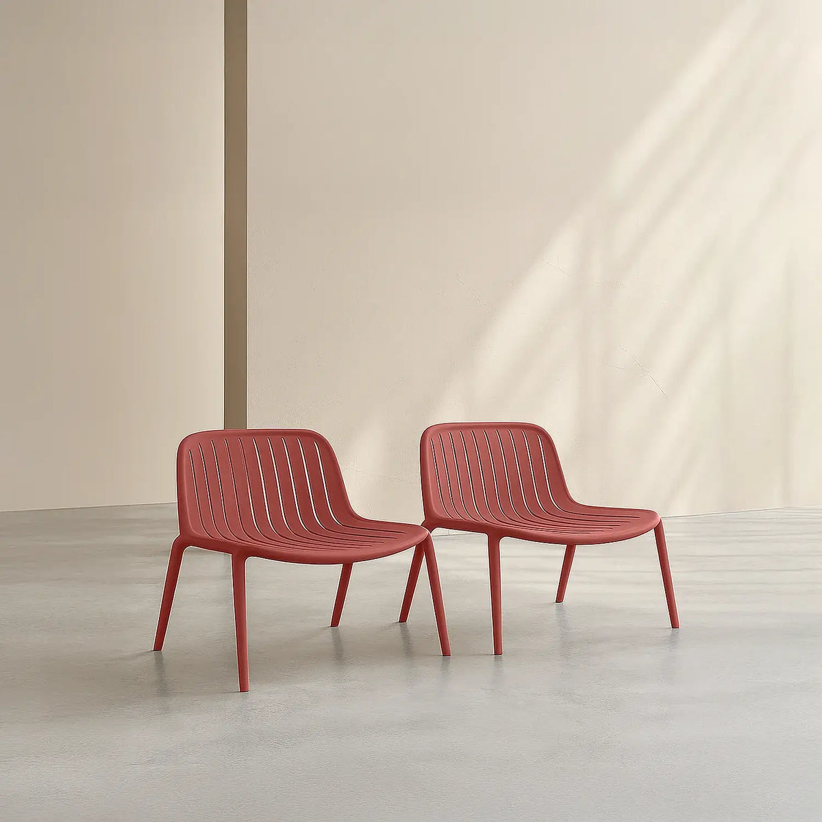 ARZON - Set of 2 Large Outdoor Chairs