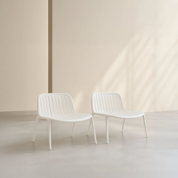 ARZON - Set of 2 Large Outdoor Chairs