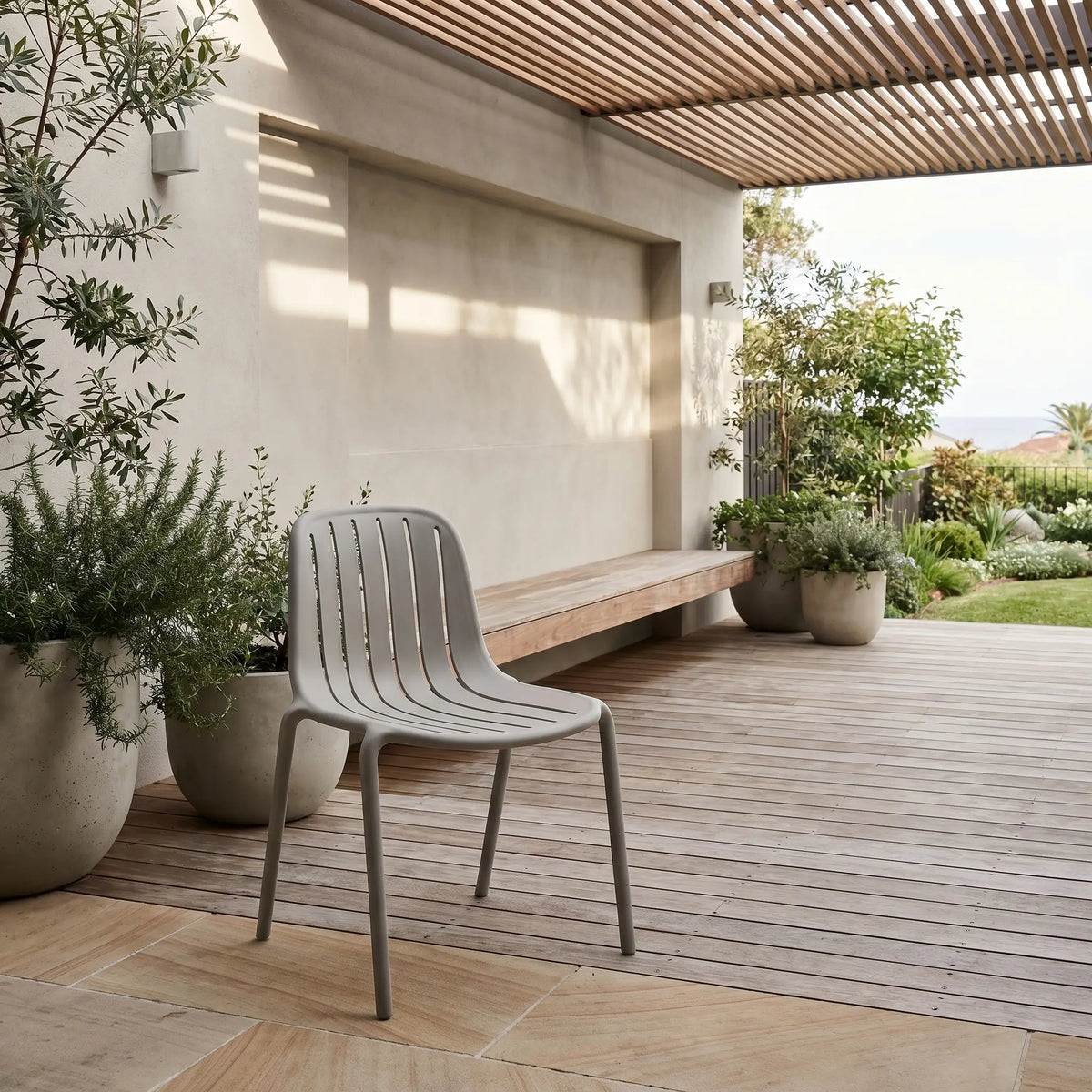 ARZON - Set of 2 Outdoor Chairs