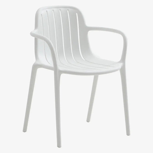 ARZON - Set of 2 Outdoor Chairs with Armrests